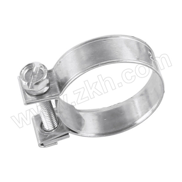 ZKH/震坤行 似DIN3017-5 迷你强力箍 不锈钢304 本色 28~30mm 1个