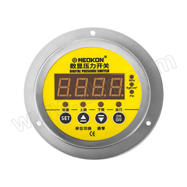 MEOKON/铭控 数显压力开关 MD-S928Z φ100mm/0~40kPa/NPT1/4/110V供电/精度0.5%FS/无输出 1只