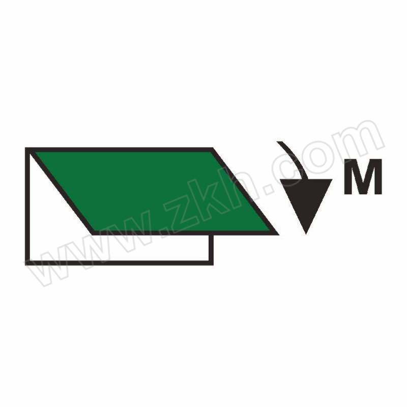 XCC/鑫诚程 海事船舶平台IMO标识牌 机器处所通风关闭装置 150×150mm 铝板+商业反光膜 1张