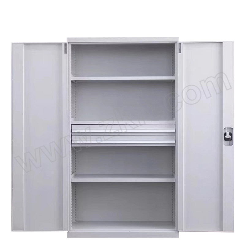 KUIRONG/魁荣 二抽重型工具柜 KY-GJG-19 尺寸1000×500×1800mm 灰白色 1台