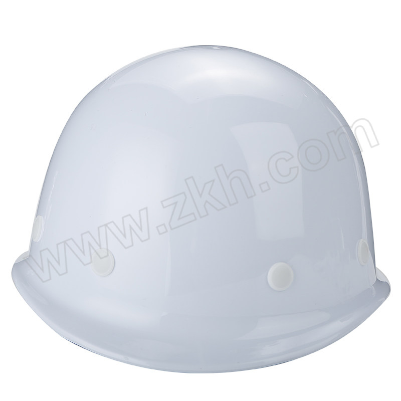 ZHUOYUAN/卓远 盔型玻璃钢安全帽 ZY-06 白色 旋钮帽衬 针织吸汗带 Y型下颌带 1顶