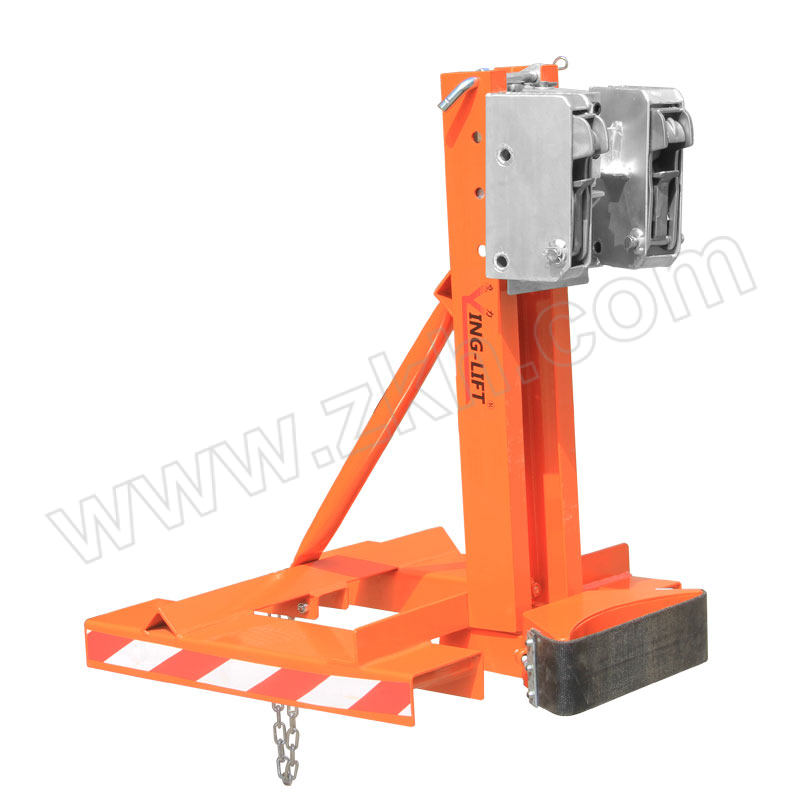 YINGLIFT/鹰力 叉车用轻型拆卸式单桶油桶夹具 DG360B 载重360kg 货叉长度600mm 1台