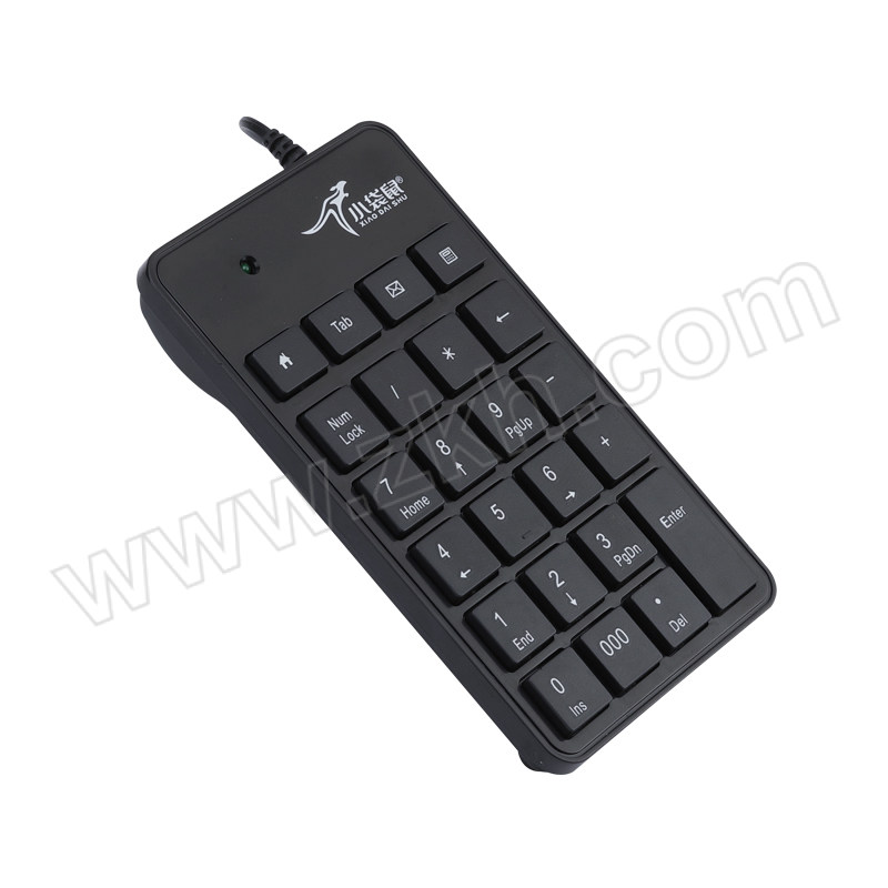 XIAODAISHU/小袋鼠 有线数字键盘USB接口 DS-9816 黑色 1个