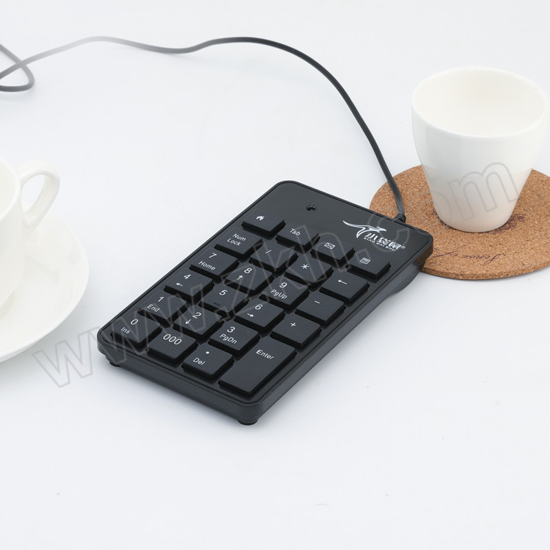 XIAODAISHU/小袋鼠 有线数字键盘USB接口 DS-9816 黑色 1个