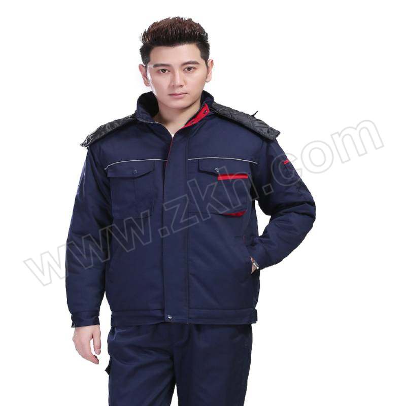 TOPRUI/拓普瑞 冬季可拆卸加厚棉衣棉服 036C 175码 藏蓝色 1件