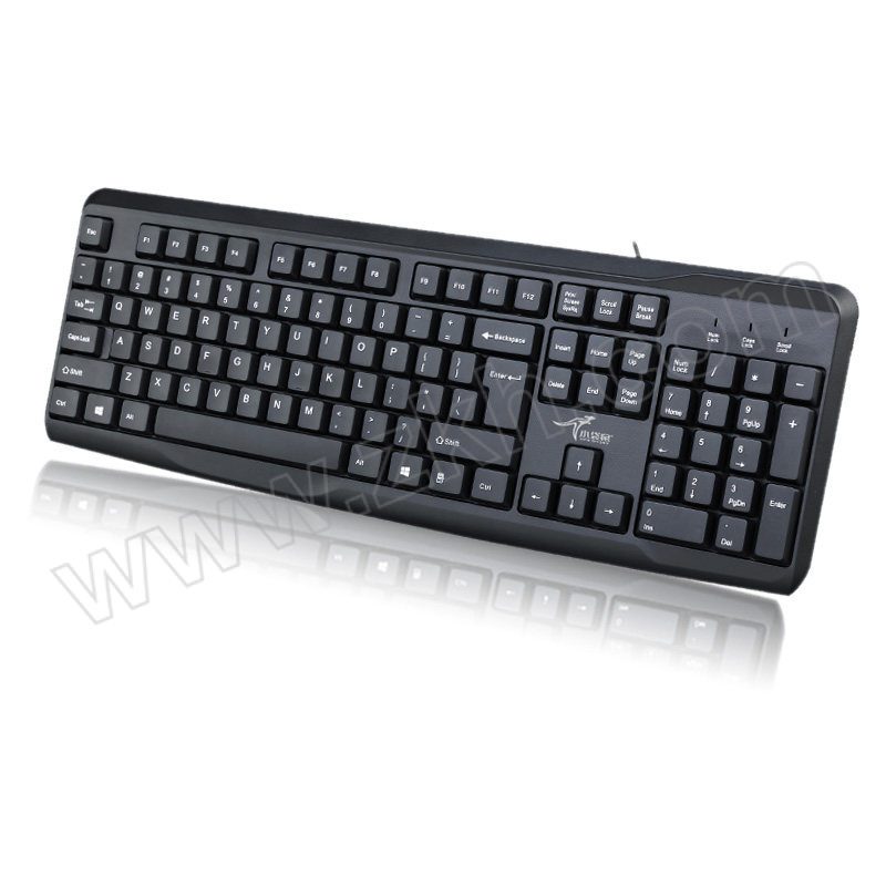 XIAODAISHU/小袋鼠 有线键盘 DS-2603 USB 黑色 1个