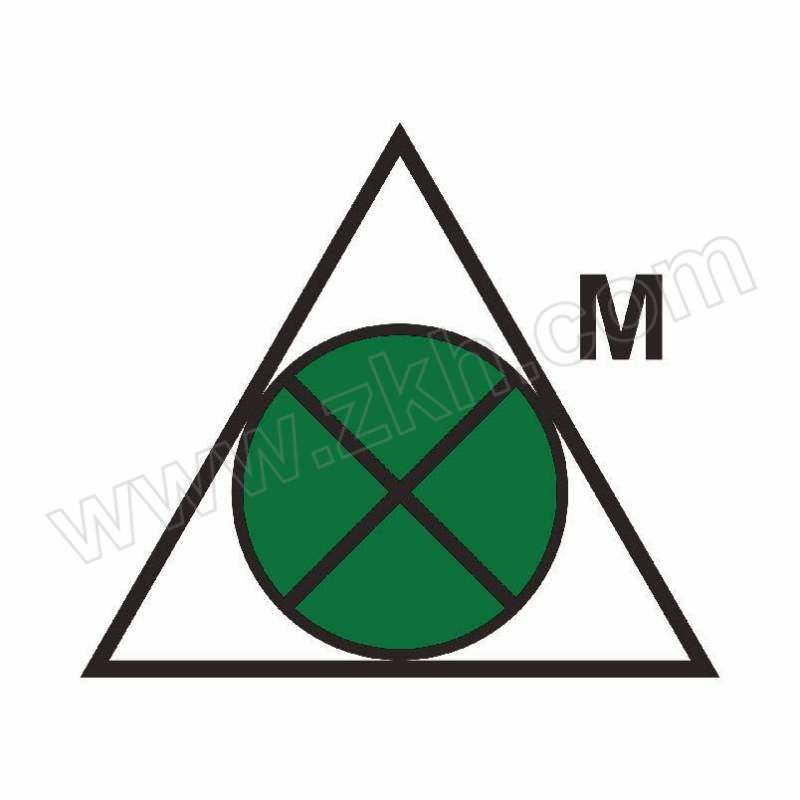 XCC/鑫诚程 海事船舶平台IMO标识牌 机器处所遥控通风关闭 250×350mm 荧光自粘乙烯 1张