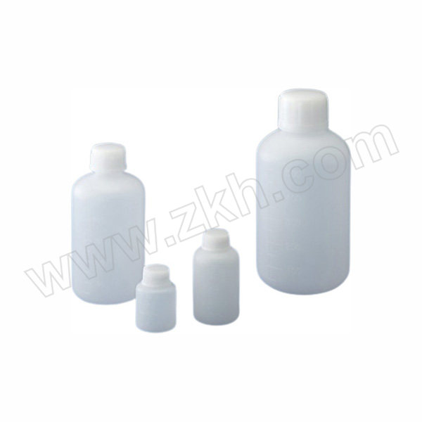 NIKKO PE圆形标准瓶(窄口) 10-2707-55 500mL 1个