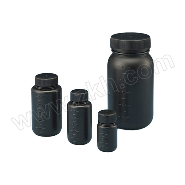 NIKKO 圆形广口遮光PE瓶(未灭菌) 15-3016-55 2L 1个