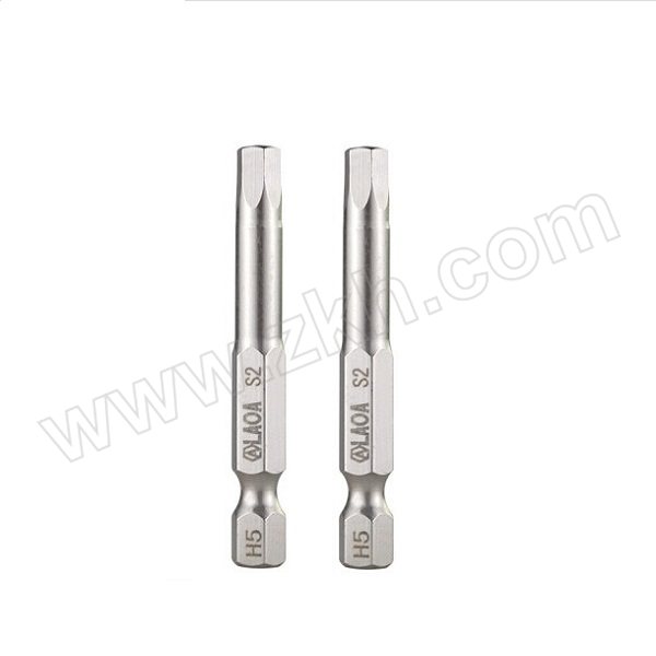 LAOA/老A 1/4"系列内六角批嘴批头2支装 LA619450 1盒