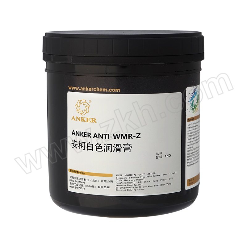 ANKER/安柯 白色润滑膏 Anker Anti-WMR-Z 1kg 1罐