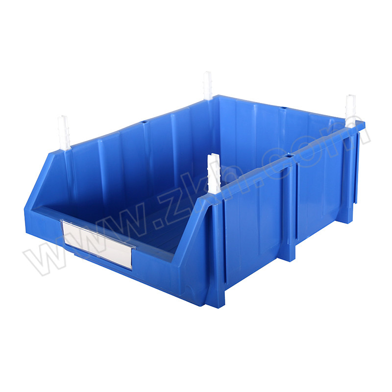POWERKING/力王 组立式零件盒 PK024 外尺寸600×400×220mm 内尺寸557×359×213mm 蓝色 1个