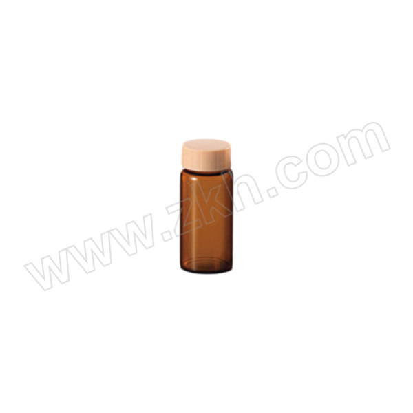 MARUEMU 褐色样品瓶(橙色帽) 3-4946-09 50mL 1箱