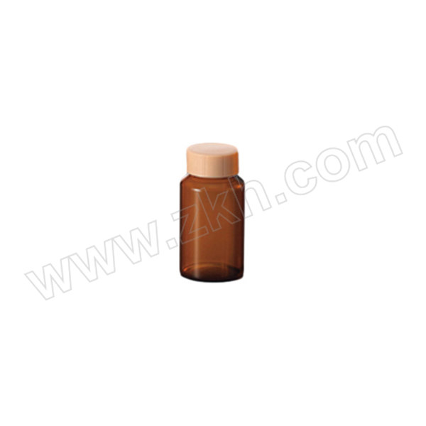 MARUEMU 褐色样品瓶(橙色帽) 3-4946-10 60mL 1箱