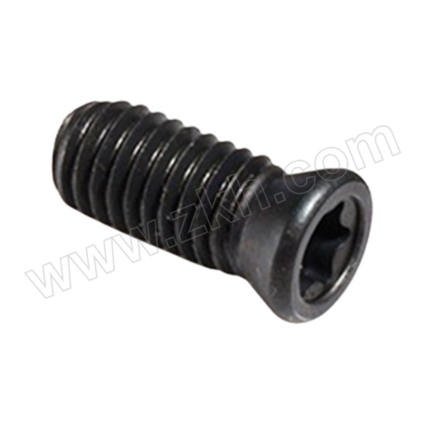 ZKH/震坤行 厂标 梅花槽刀把螺钉 合金钢 12.9级 发黑 全牙 M3.5×12 1个