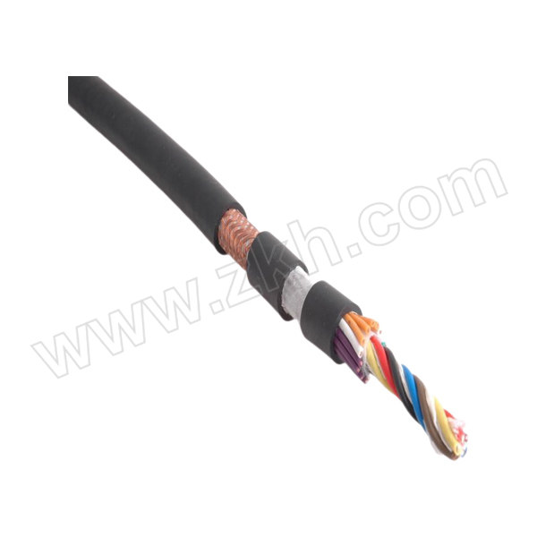 ECHU/易初 拖链屏蔽电缆	 TRVVP-1.5×4C  护套黑色  1米