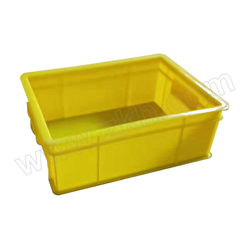 WTJG/蔚图京冠 物流周转箱 WA206 外尺寸350×265×115mm 内尺寸320×235×110mm 黄色 1个