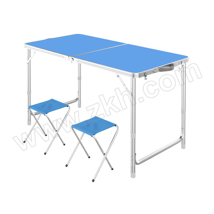FANJIA/繁佳 户外折叠桌椅套装 XM-LZL-蓝色 尺寸1200×600×700mm 含桌子×1+椅子×2 1套
