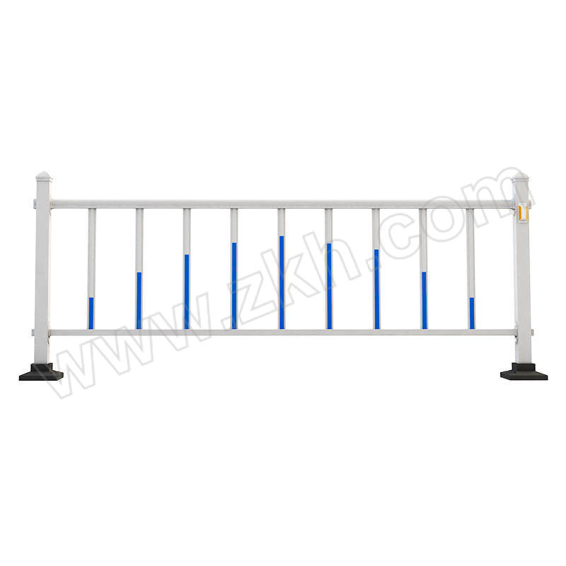 JUYUAN/聚远 道路隔离护栏 JY-80 800×3080mm 蓝白色 含护栏片×1+立柱×1+橡胶底座×1+反光标×2+道钉×2 1套