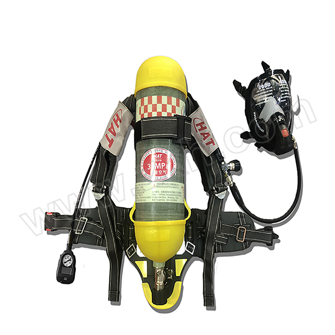 HAT/海安特 正压式空气呼吸器(3C认证) RHZK6.8 使用时间68min 含6.8L碳纤维气瓶×1+背板×1+供气阀×1+全面罩×1 气瓶不带气 1套