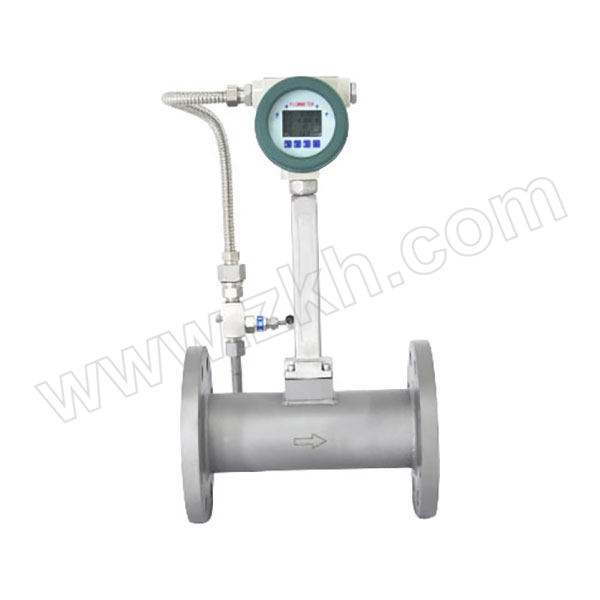 YIHUAN/亿环 管道式涡街流量计 LUGB-B 蒸汽/DN80/法兰连接型/-40~300℃/压力补偿/现场显示型/4~20mA电流信号/HART通讯/无防爆 1台