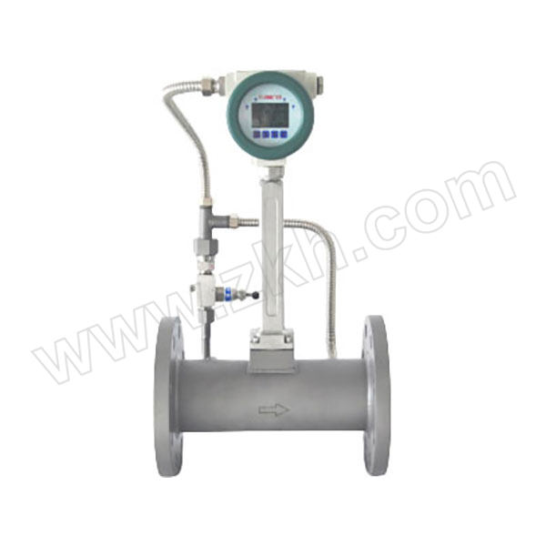 YIHUAN/亿环 管道式涡街流量计 LUGB-B 气体/DN65/法兰连接型/-40~300℃/温压补偿/现场显示型/无输出信号/无通讯/无防爆 1台