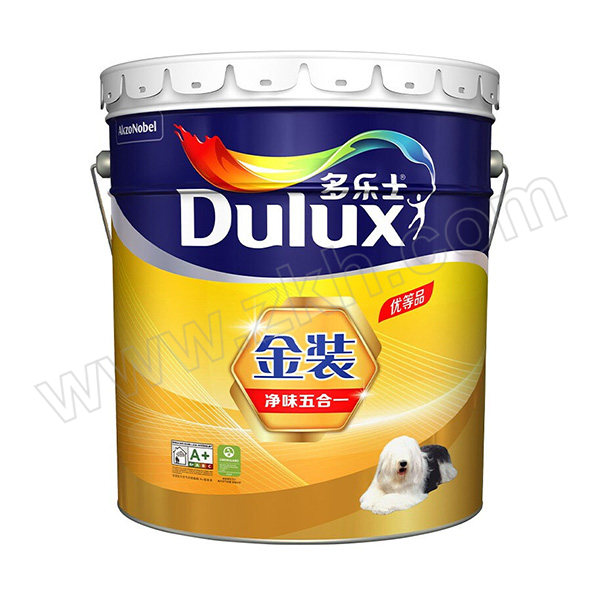 DULUX/多乐士 金装净味五合一 A8188 18L 白色 可调色 1桶