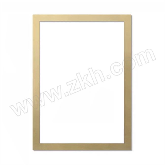 JIALIAO/嘉辽 目视化磁性展示贴展示夹金色A4 BS3ZP22610 23.8×32.5cm PVC 5个 1包