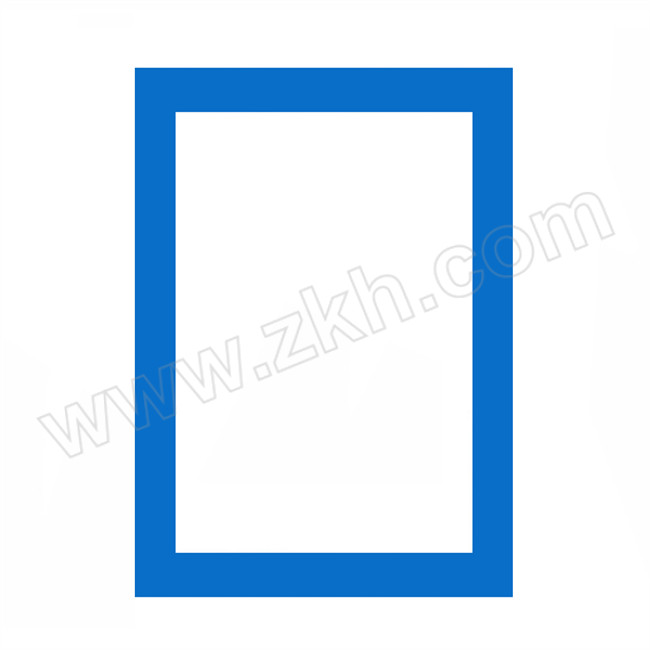 JIALIAO/嘉辽 目视化磁性展示贴展示夹蓝色A4 BS3ZP22614 23.8×32.5cm PVC 5个 1包