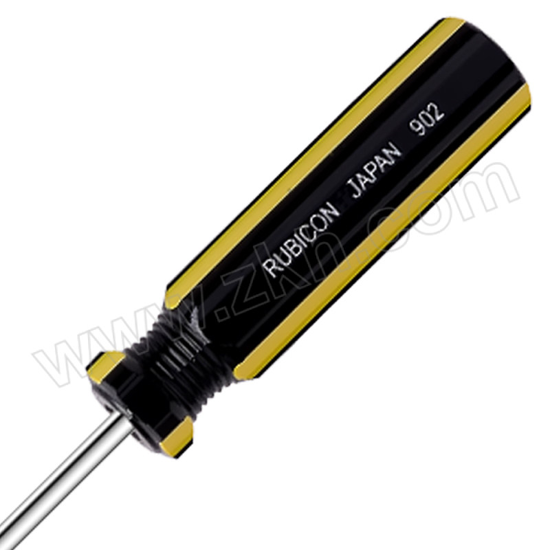 RUBICON/罗宾汉 黄黑彩条一字螺丝刀 902-8"(-) 5×200mm 1支
