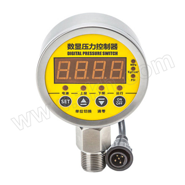 MEOKON/铭控 数显压力控制器 MD-S800E 0~10MPa/NPT1/2/24V供电/精度0.5%/无输出/φ80mm 1只