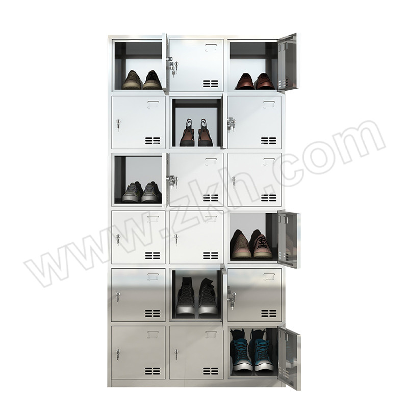 RM 304不锈钢18门鞋柜 GXG304-6 尺寸900×350×1800mm 带门款 1台