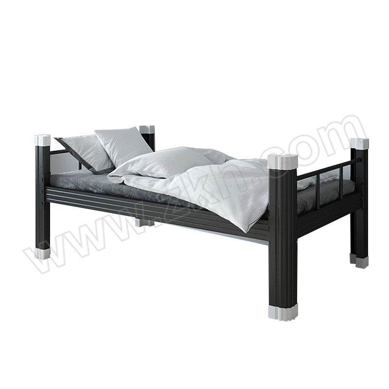 YJC/豫佳晨 1500mm宽黑色钢制单人床床+床板 YJC-XC021 尺寸2000×1500×750mm 1张