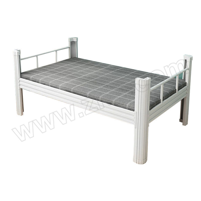 YJC/豫佳晨 900mm宽白色钢制单人床床+床板+床垫 YJC-XC030 尺寸2000×900×750mm 1张