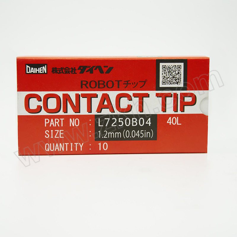 OTC 机器人导电嘴 L7250B04 M6×40×1.2R 1盒