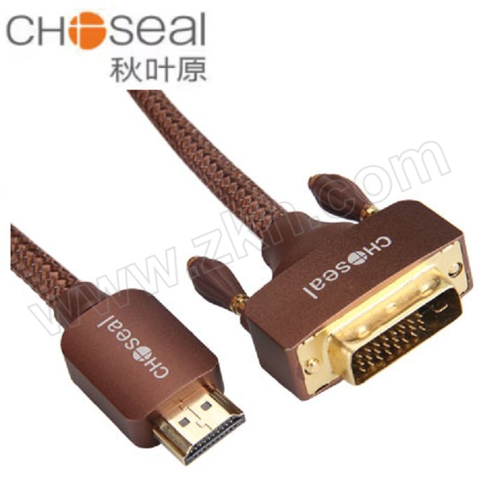 CHOSEAL/秋叶原 HDMI转DVI高清线双向互转 Q8602 3m 1条