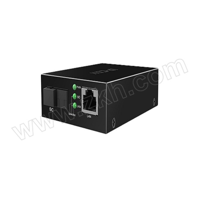 IP-COM 百兆单模单纤光纤收发器 FC100B 1个百兆SC光纤口+1个百兆RJ45 工作波长1550nm 最远传输20km FC100A与FC100B必须配套使用 1个