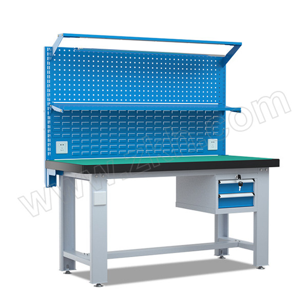 YN/云诺 920挂板式二抽工作台 XR-GZT027 尺寸1800×750×1720mm 台面承载900kg 灰白色 1张