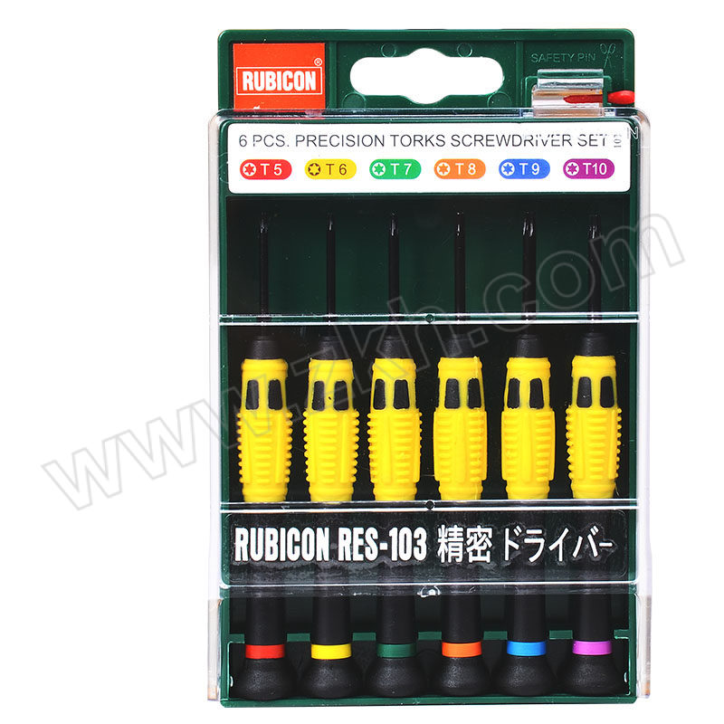 RUBICON/罗宾汉 精密星型梅花螺丝刀套装 RES-103 1套