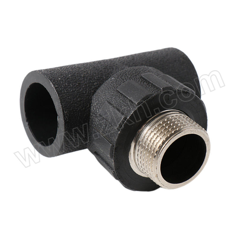DH/鼎红 PE外丝三通 20×4分 1个