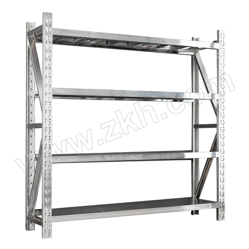 YN/云诺 304不锈钢货架 XR-BHJ059 尺寸1500×500×2000mm 层载400kg 1组