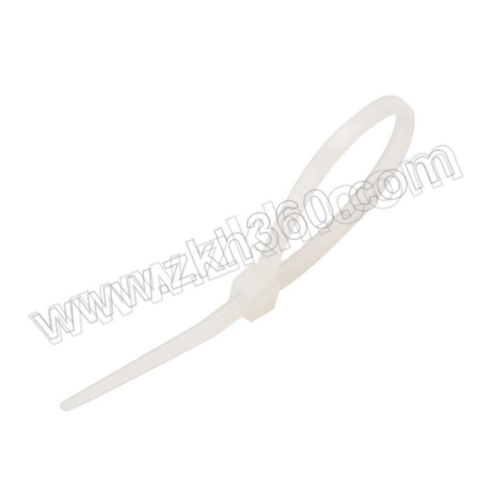 WJZX/五金专选 自锁式尼龙扎带 ZNL6-A4*350 实际尺寸3.45×350mm 白色 250根 1包