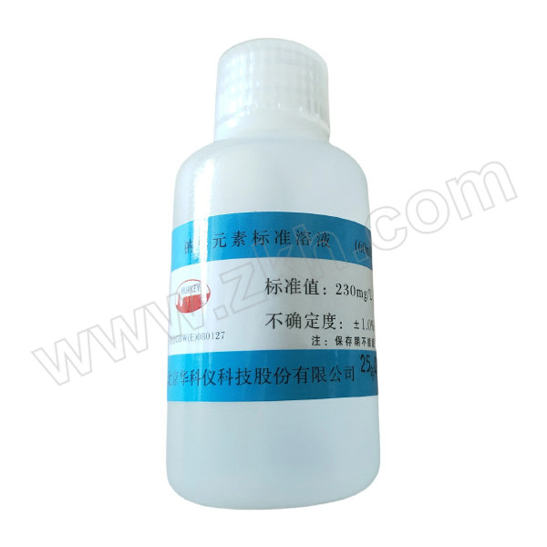 HUAKEYI/华科仪 钠单元素标准溶液 04.06.22 230mg/L 60mL 1瓶