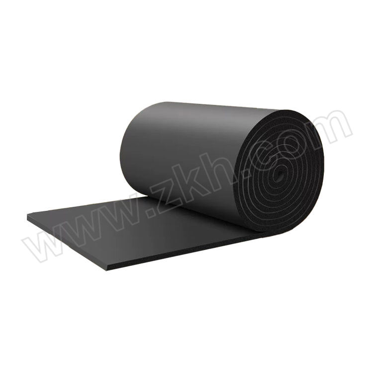 HSCOPE/豪思克普 保温棉 HSKP-GRM-C3 10mm×1m×10m 自带背胶 密度35kg/m³ 黑色 1卷