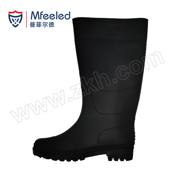 MFEELED/曼菲尔德 高筒防水雨靴 MX5-1 40码 黑色 1双