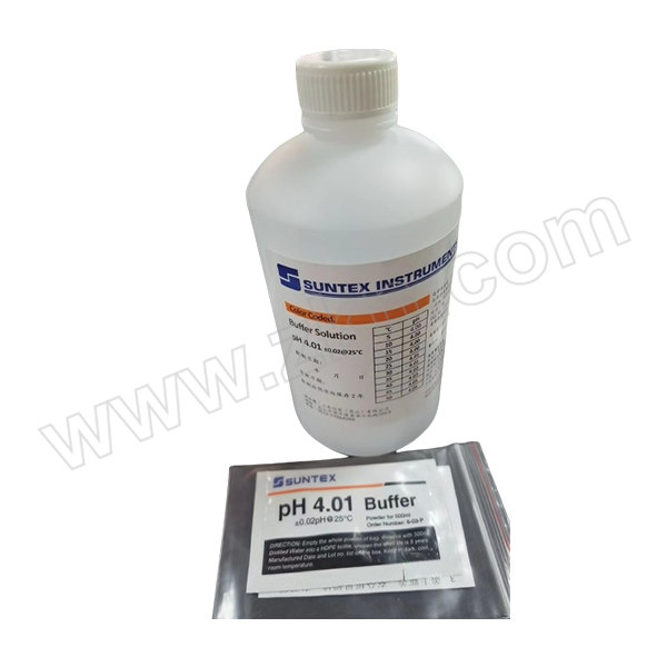 SUNTEX/上泰 pH4.01校准液 8-03-P 500ml空瓶+试剂粉包 自配 1套