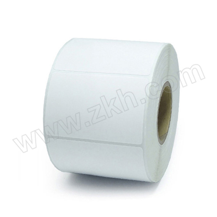 ZHUOHUA/灼华 三防热敏标签纸 RM-60mm×60mm×800张 卷芯25mm 单排 白色 1卷