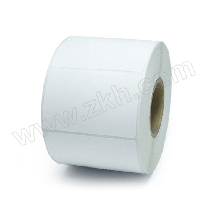 ZHUOHUA/灼华 合成纸标签 HC-70mm×50mm×1000张 卷芯40mm 单排 白色 1卷