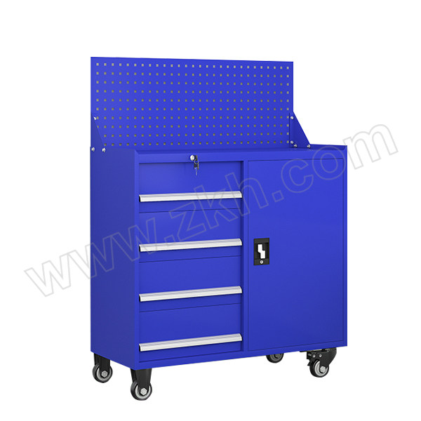 YN/云诺 四抽一门工具柜 XR-GJ033 尺寸1000×500×850mm 额定承重85kg 蓝色 1台
