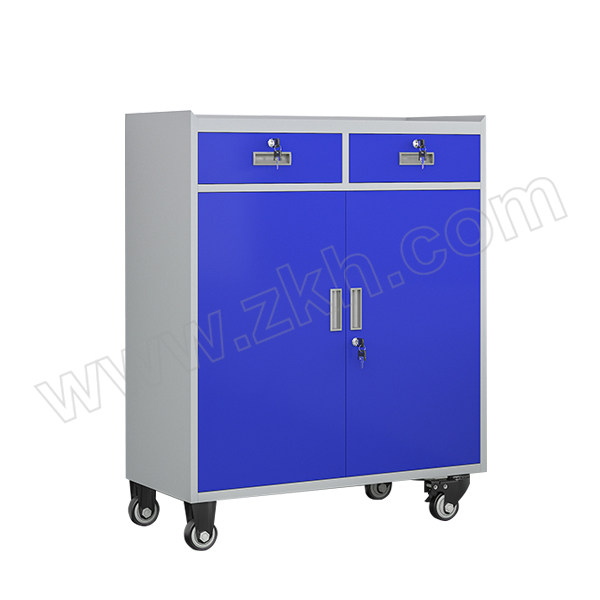YN/云诺 二抽一门工具柜 XR-GJ038 尺寸900×400×980mm 额定承重60kg 灰白色+蓝色 1台